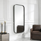 Concord Black Tall Iron Mirror by Uttermost