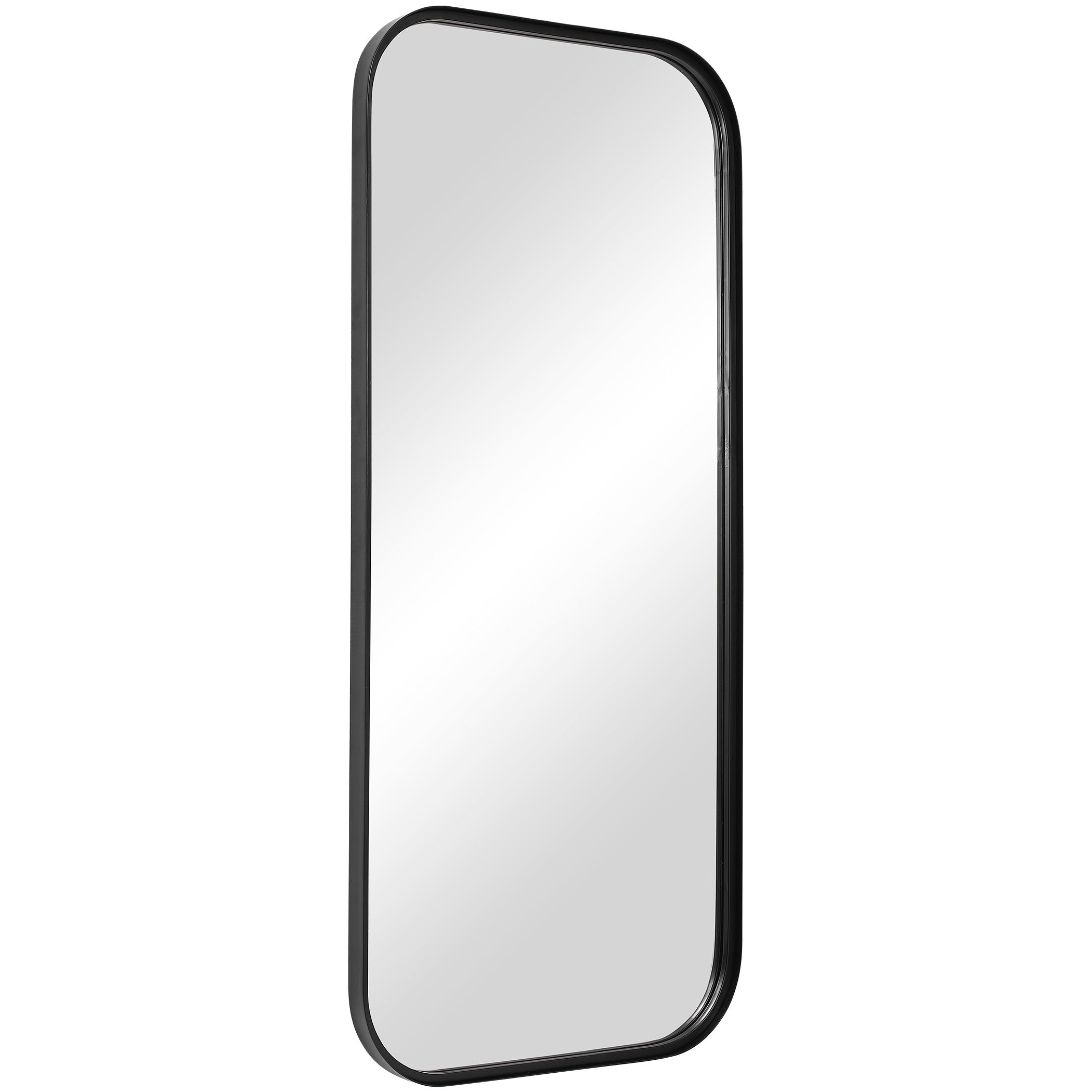 Concord Black Tall Iron Mirror by Uttermost