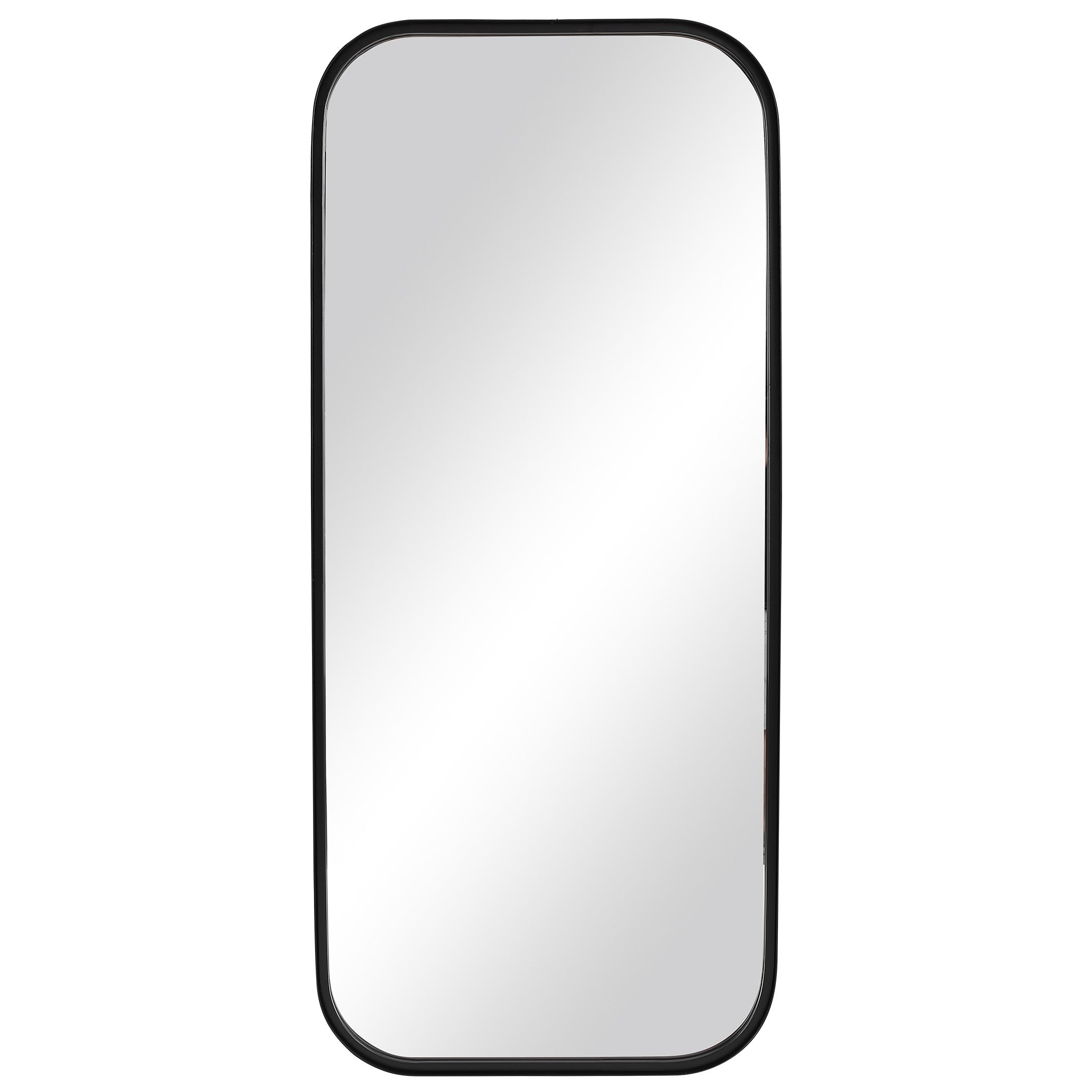 Concord Black Tall Iron Mirror by Uttermost