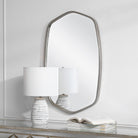 Duronia Brushed Silver Mirror by Uttermost