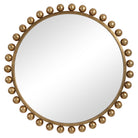 Cyra Gold Round Mirror by Uttermost