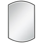 Shield Shaped Iron Mirror by Uttermost