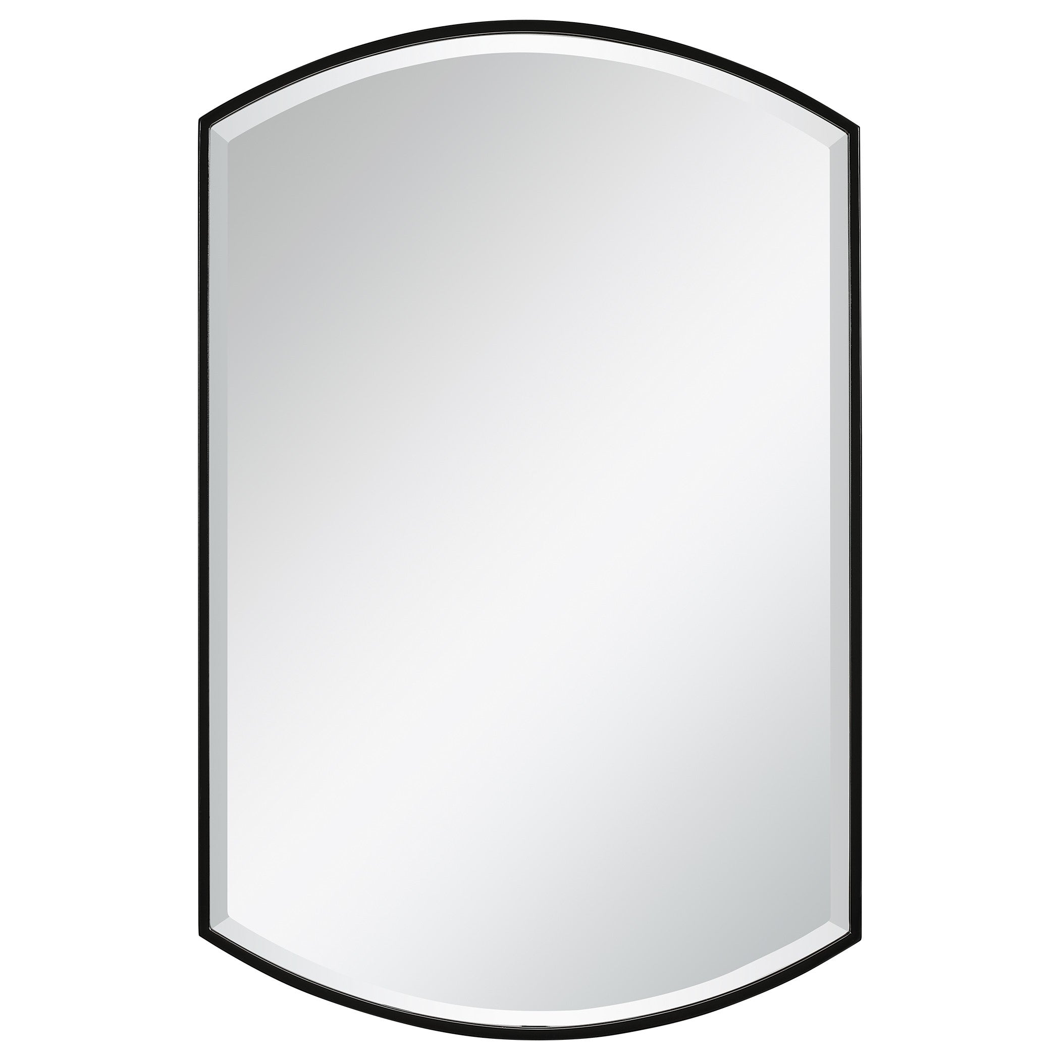 Shield Shaped Iron Mirror by Uttermost