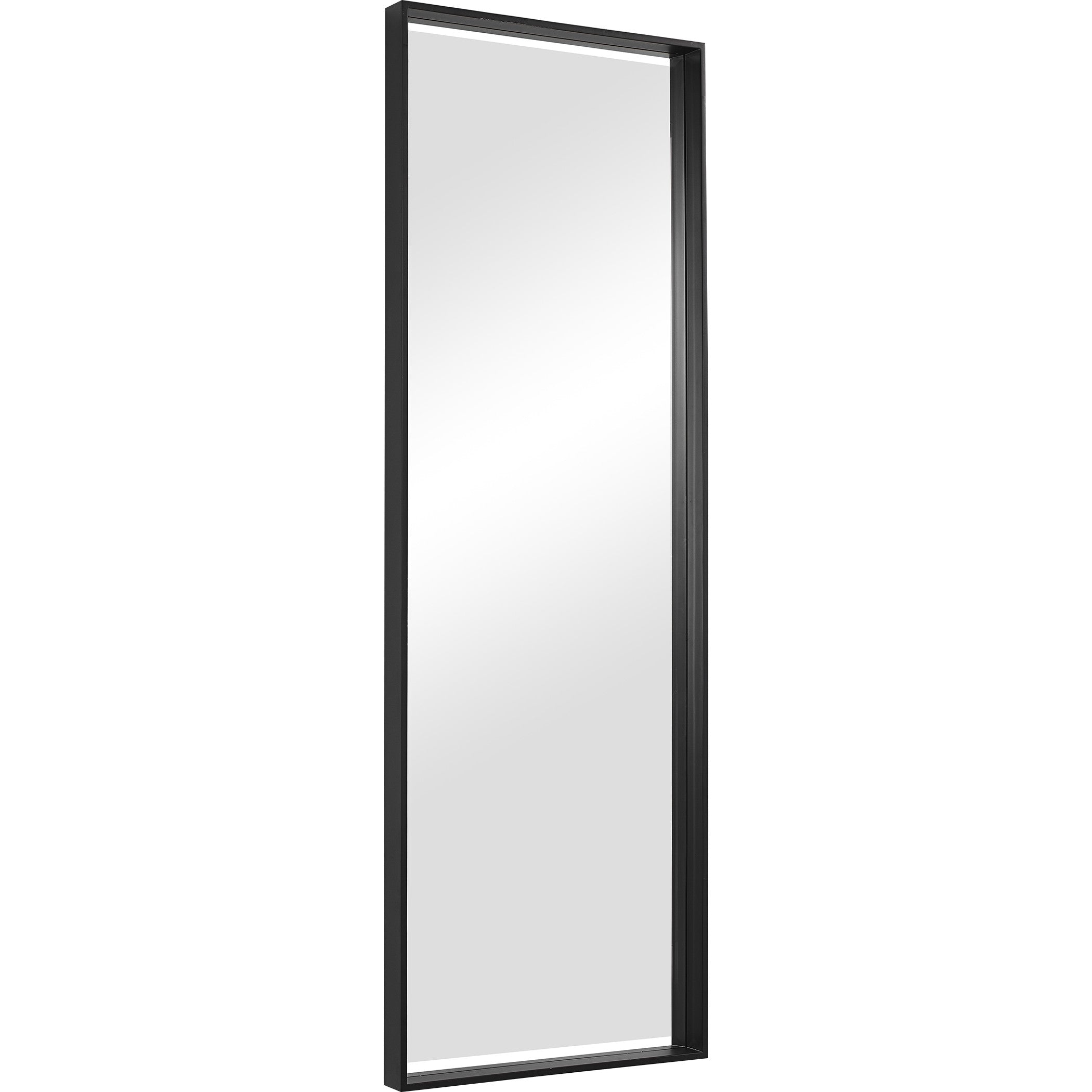 Kahn Oversized Black Rectangular Mirror by Uttermost