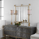 Balkan Square Mirror in Gold by Uttermost