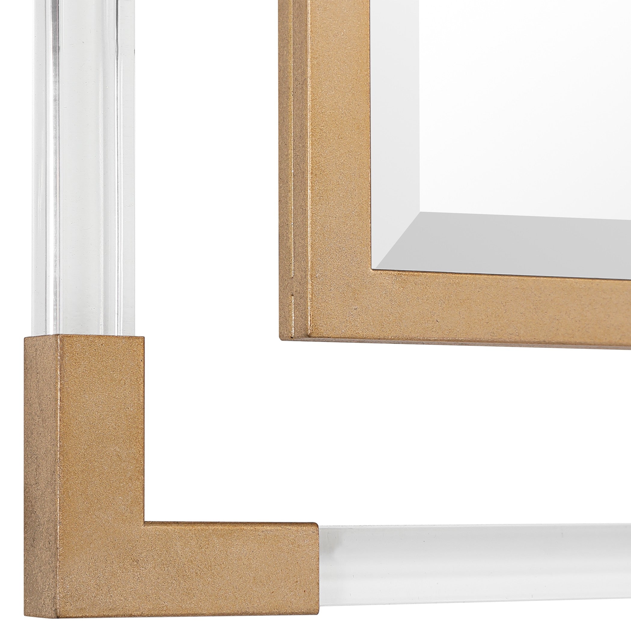 Balkan Square Mirror in Gold by Uttermost