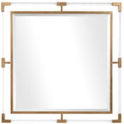 Balkan Square Mirror in Gold by Uttermost