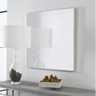Alexo Square Mirror in Silver by Uttermost
