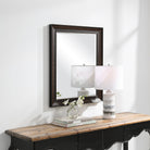 Wythe Burnished Wood Mirror by Uttermost