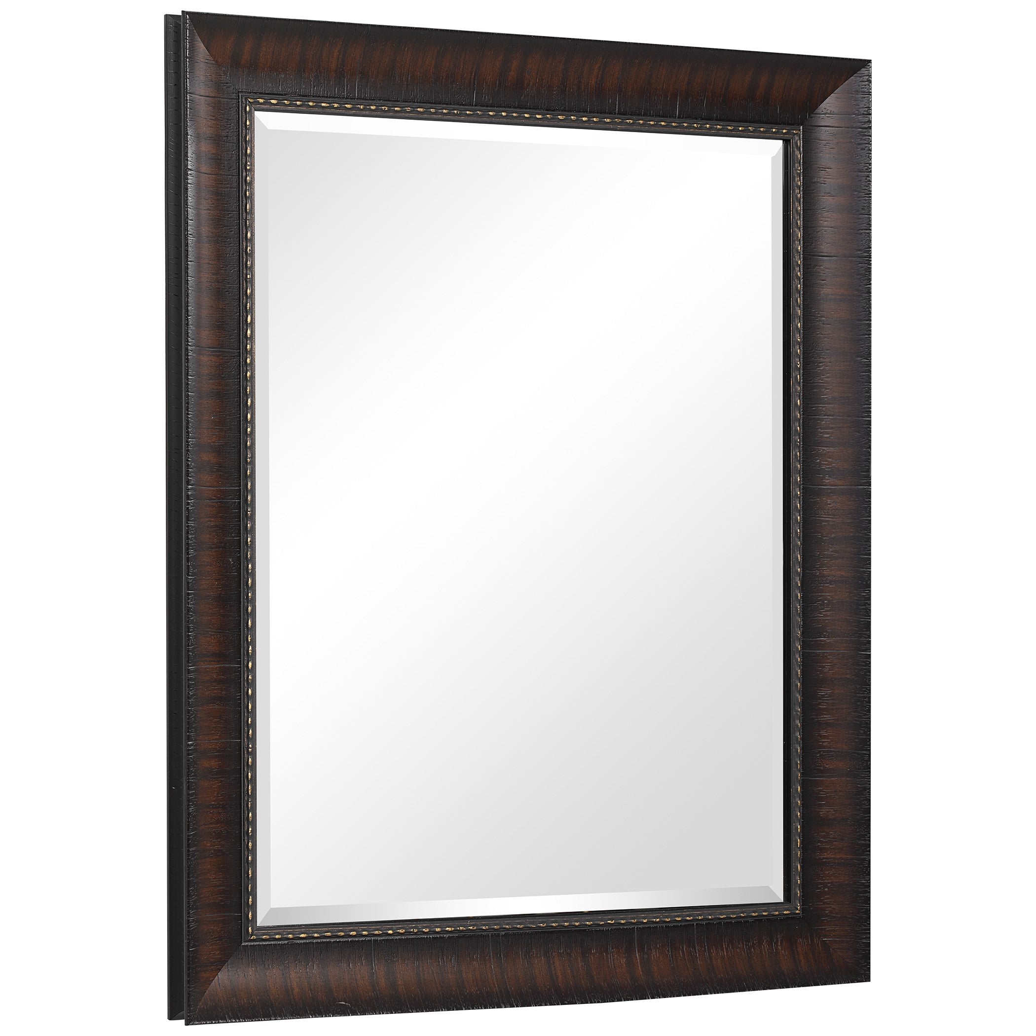 Wythe Burnished Wood Mirror by Uttermost