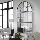 Rousseau Iron Window Mirror by Uttermost
