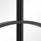 Rousseau Iron Window Arch Mirror by Uttermost