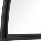 Rousseau Iron Window Arch Mirror by Uttermost