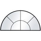 Rousseau Iron Window Arch Mirror by Uttermost