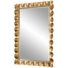 Haya Scalloped Gold Mirror by Uttermost