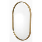 Varina Minimalist Gold Oval Mirror by Uttermost