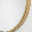 Varina Minimalist Gold Oval Mirror by Uttermost