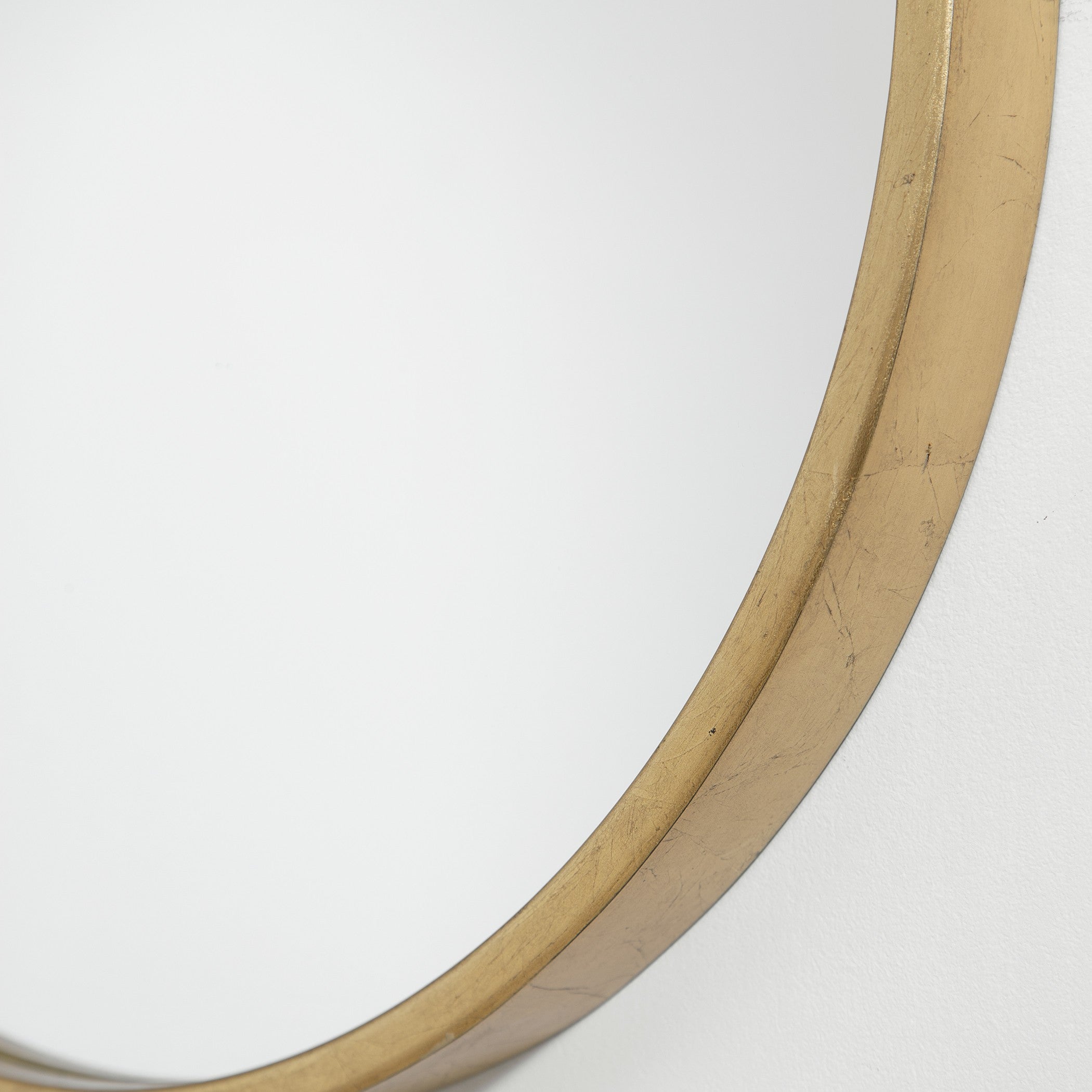 Varina Minimalist Gold Oval Mirror by Uttermost