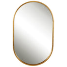 Varina Minimalist Gold Oval Mirror by Uttermost