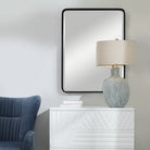 Crofton Black Large Mirror by Uttermost