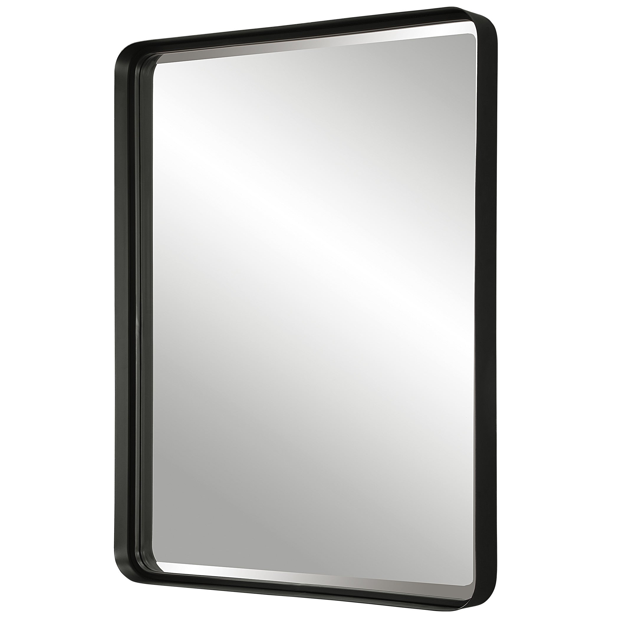Crofton Black Large Mirror by Uttermost