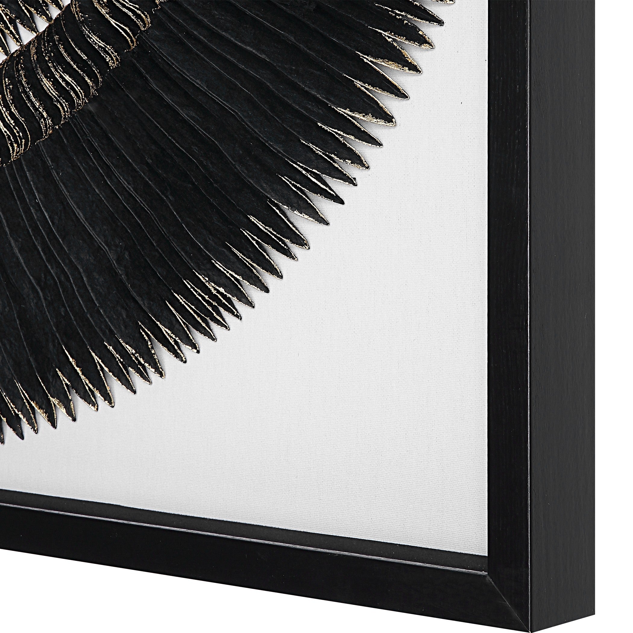 Sandara Black And Gold Shadow Box by Uttermost
