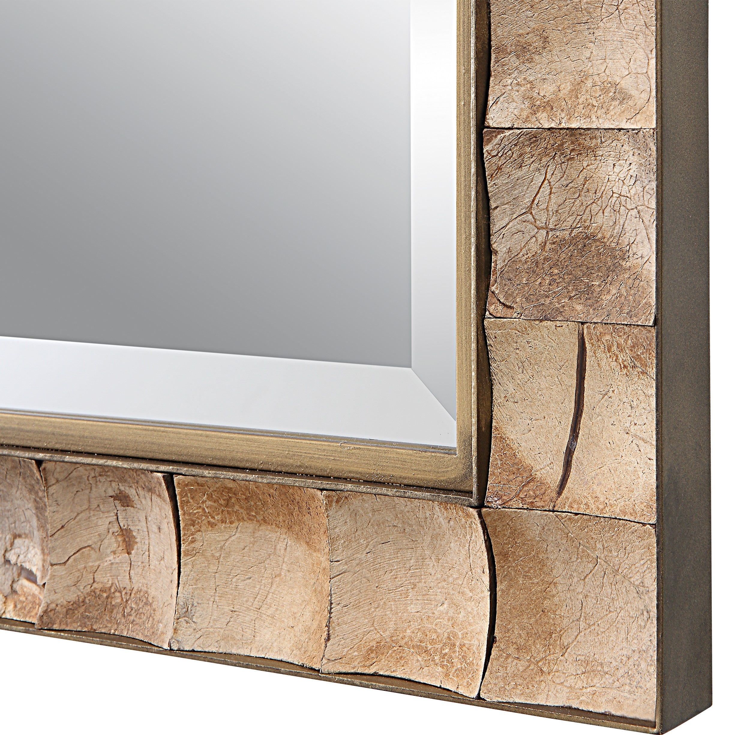 Cocos Coconut Shell Mirror by Uttermost