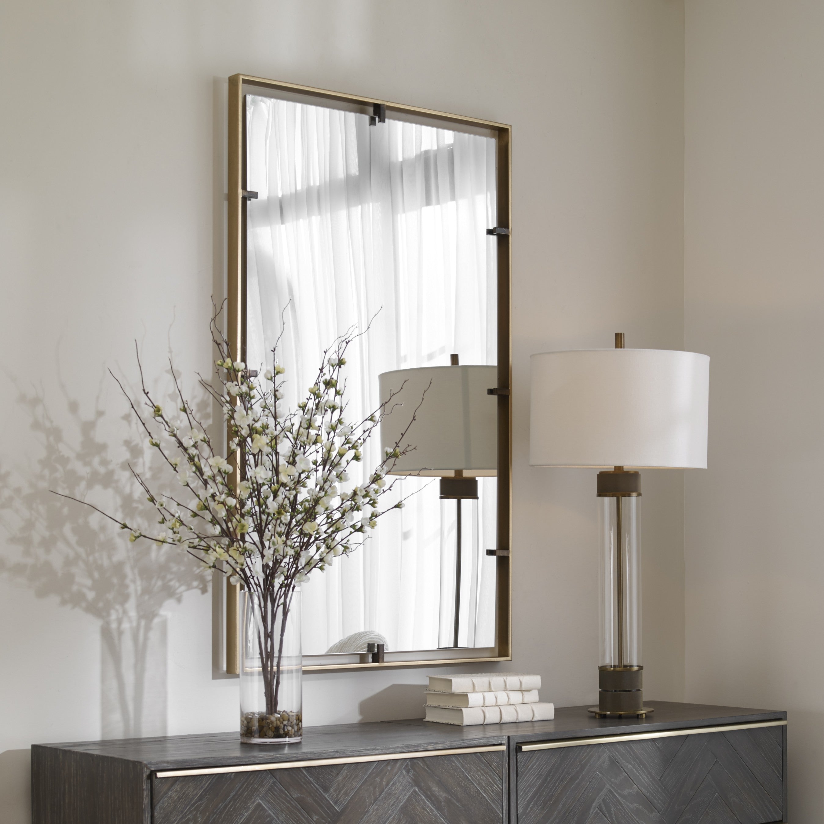 Egon Gold Wall Mirror by Uttermost