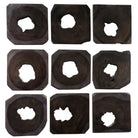 Bahati Ebony Wood Wall Art - Set of 9 by Uttermost