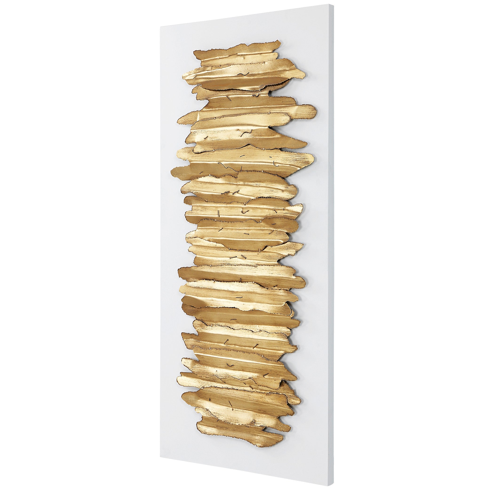 Lev White Metal Wall Decor by Uttermost