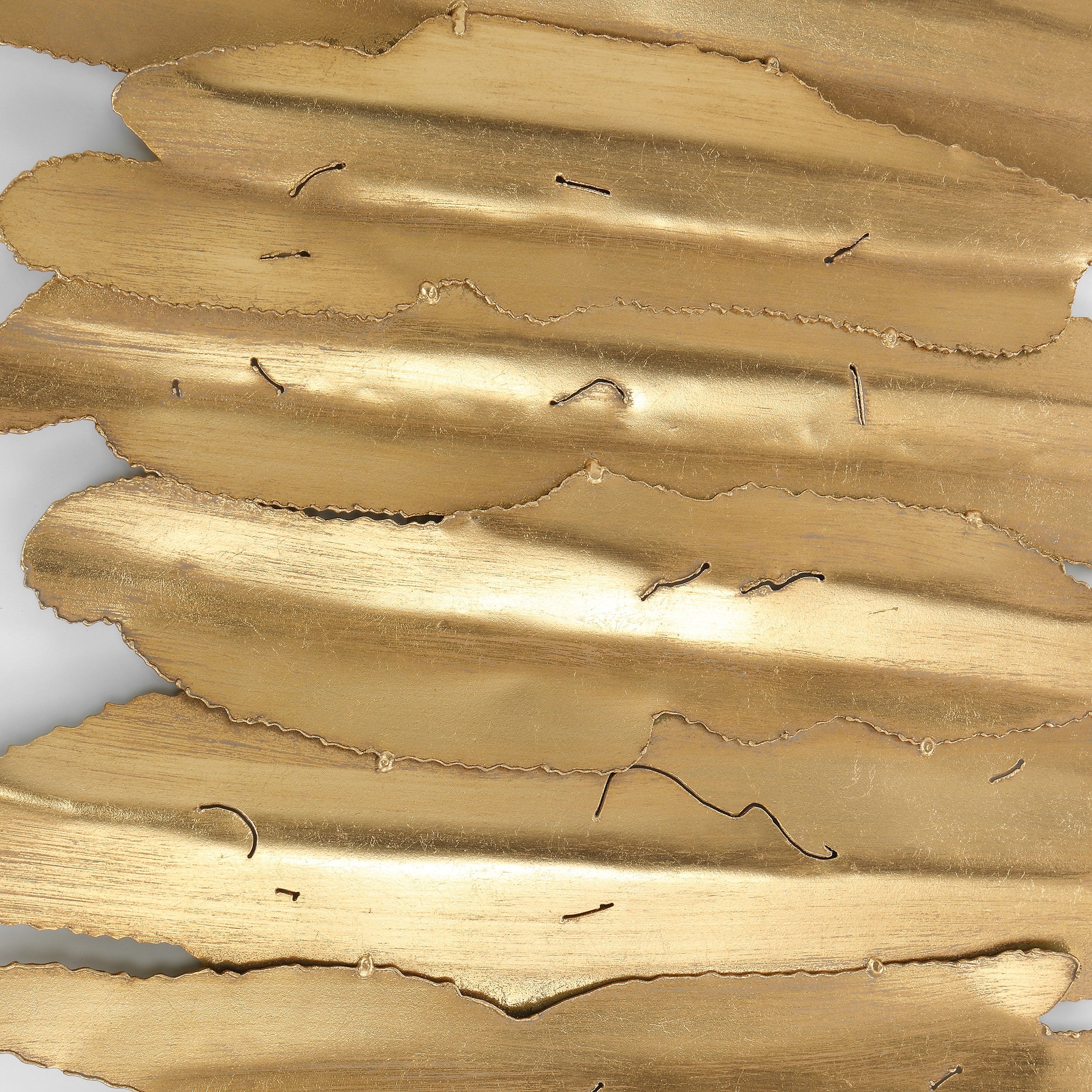Lev White Metal Wall Decor by Uttermost