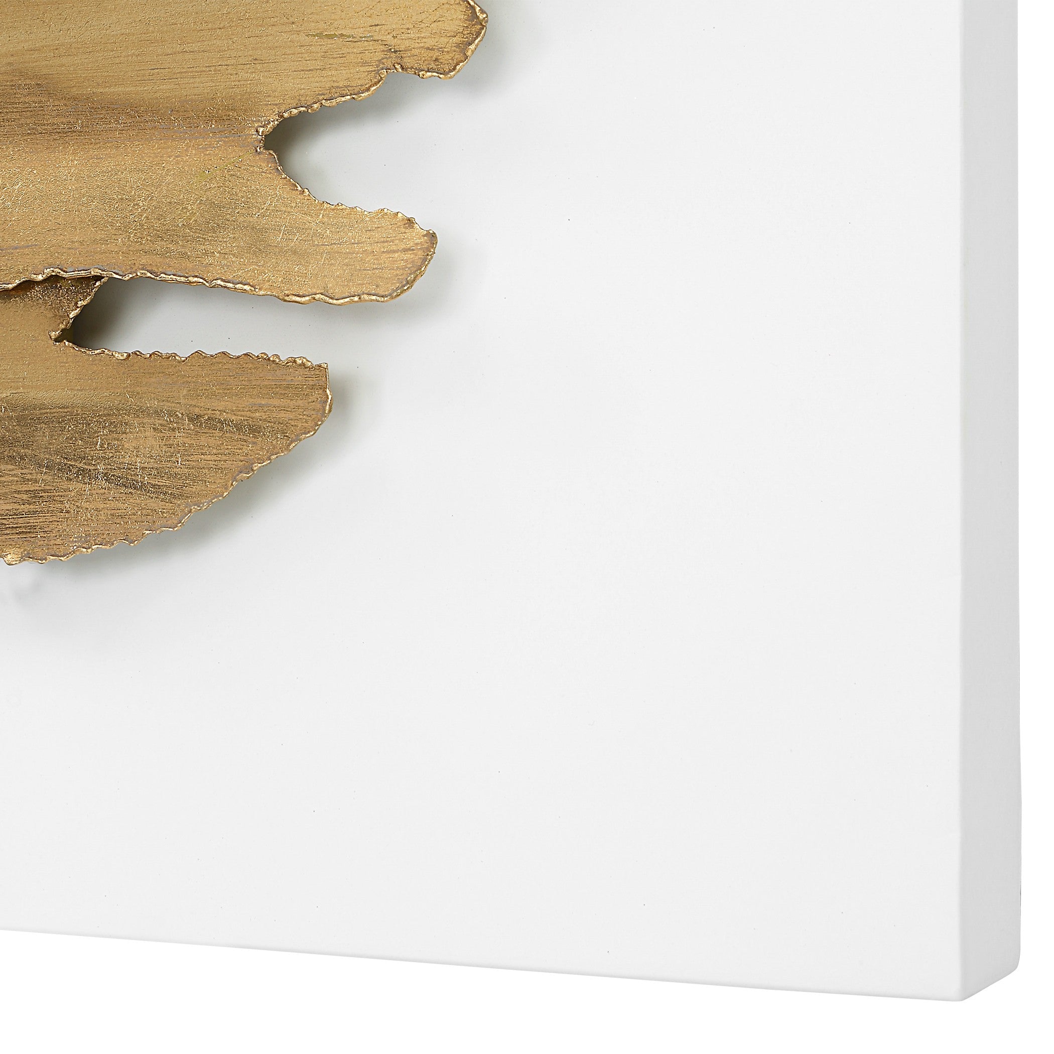 Lev White Metal Wall Decor by Uttermost