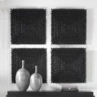 Portside Black Wood Wall Panel by Uttermost