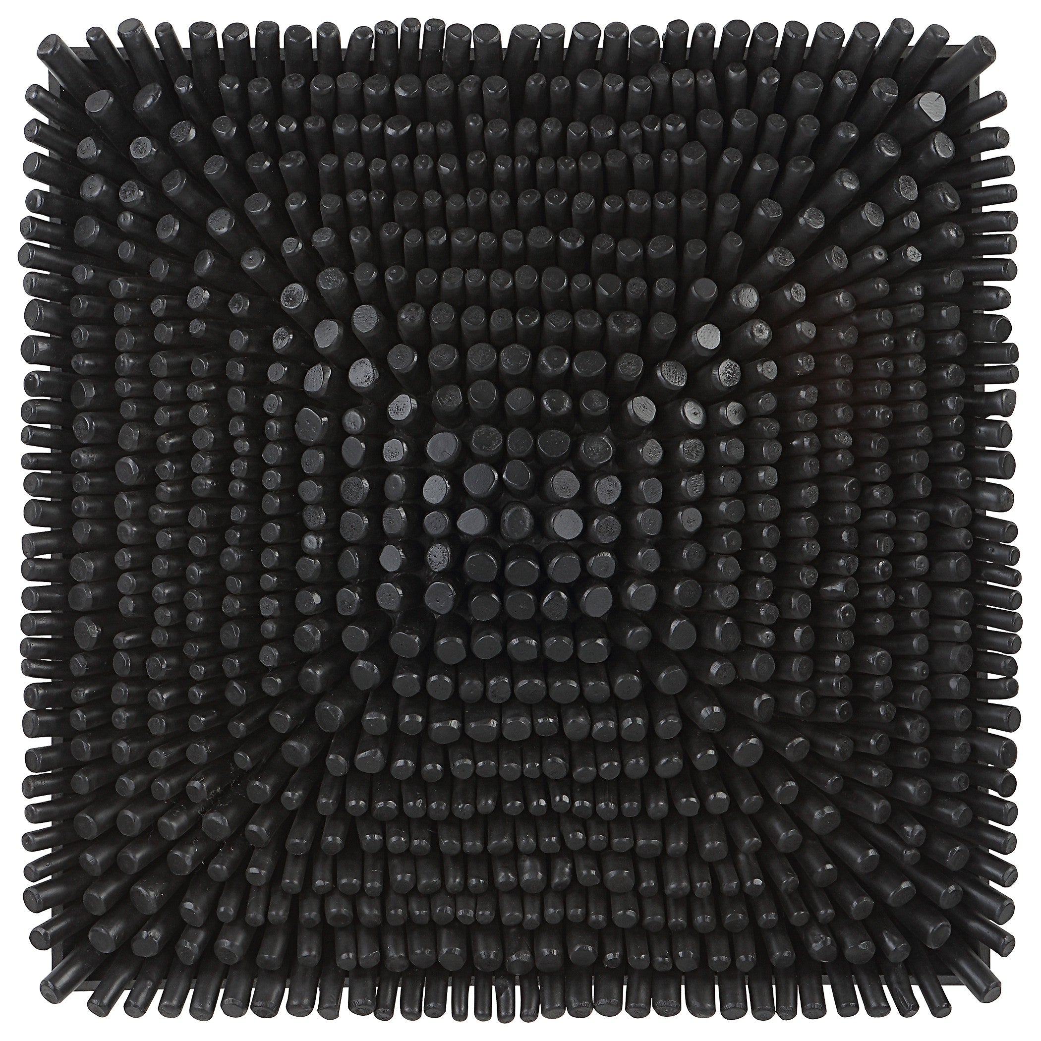 Portside Black Wood Wall Panel by Uttermost