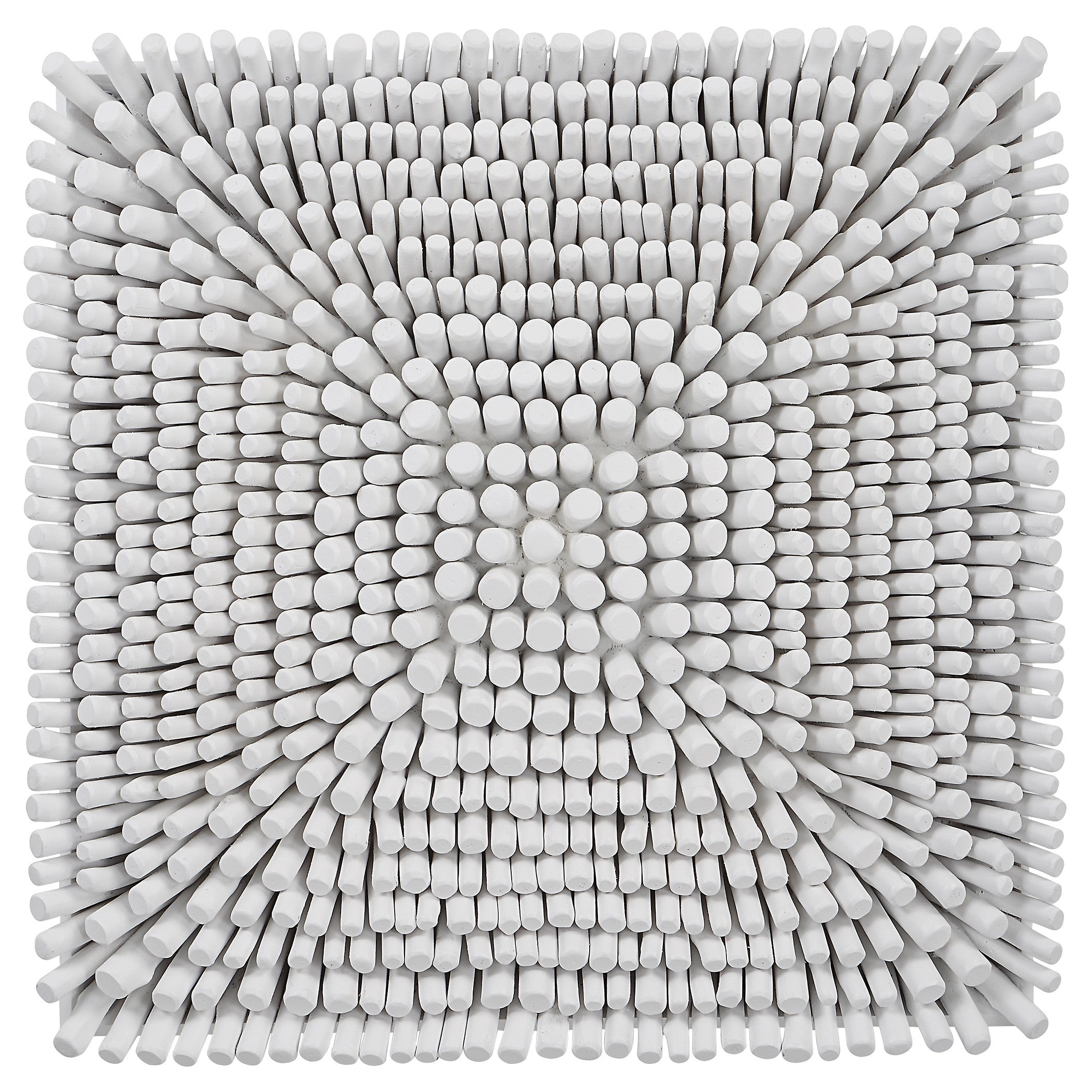 Portside White Wood Wall Panel by Uttermost