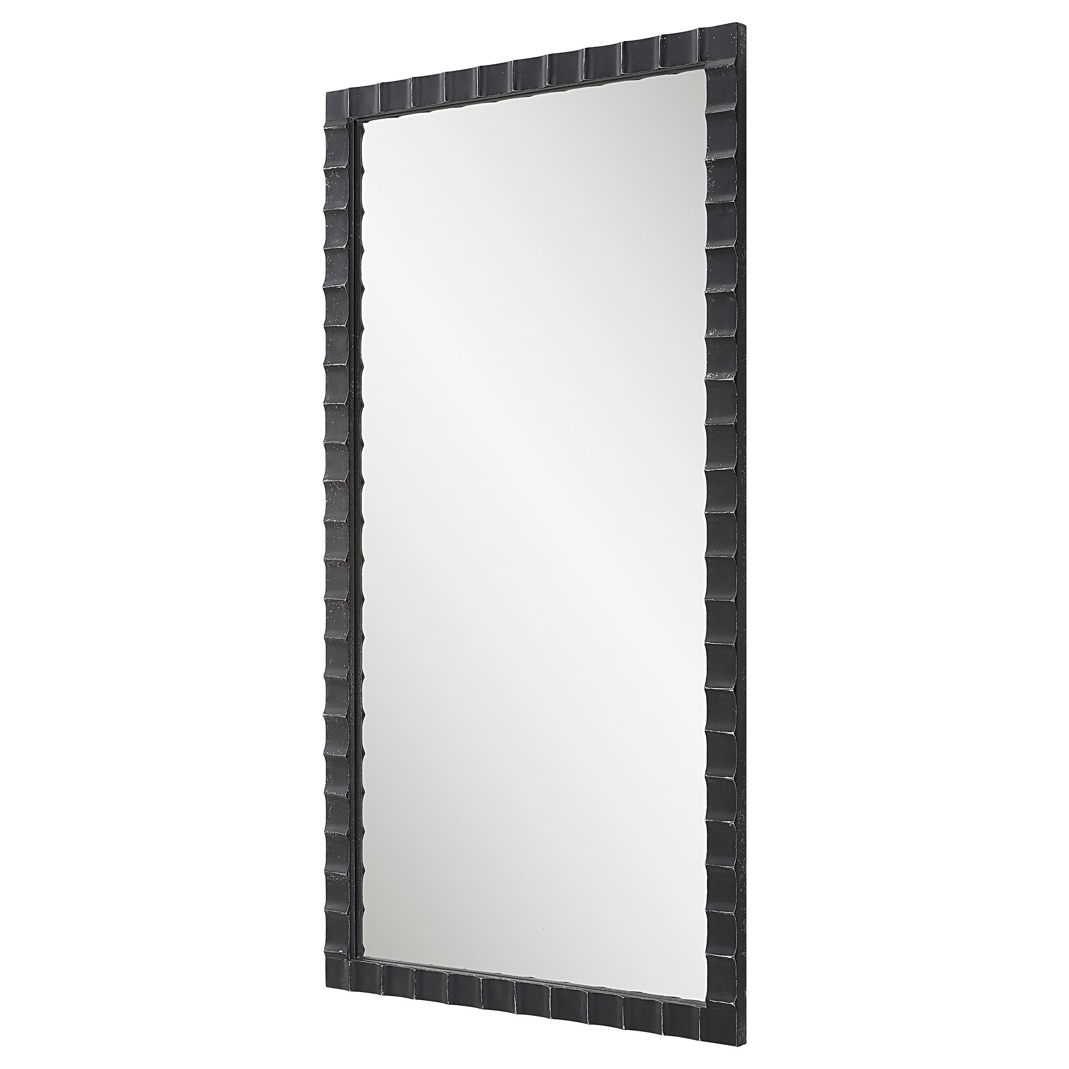 Dandridge Black Industrial Mirror by Uttermost