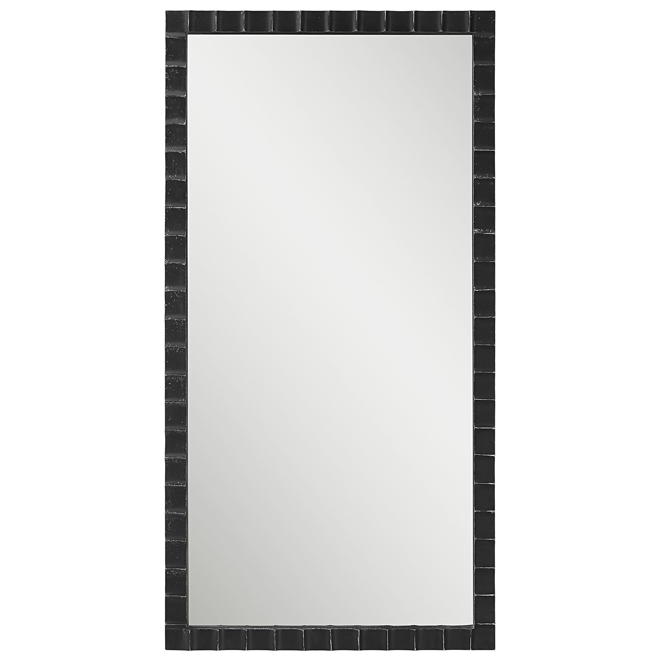 Dandridge Black Industrial Mirror by Uttermost