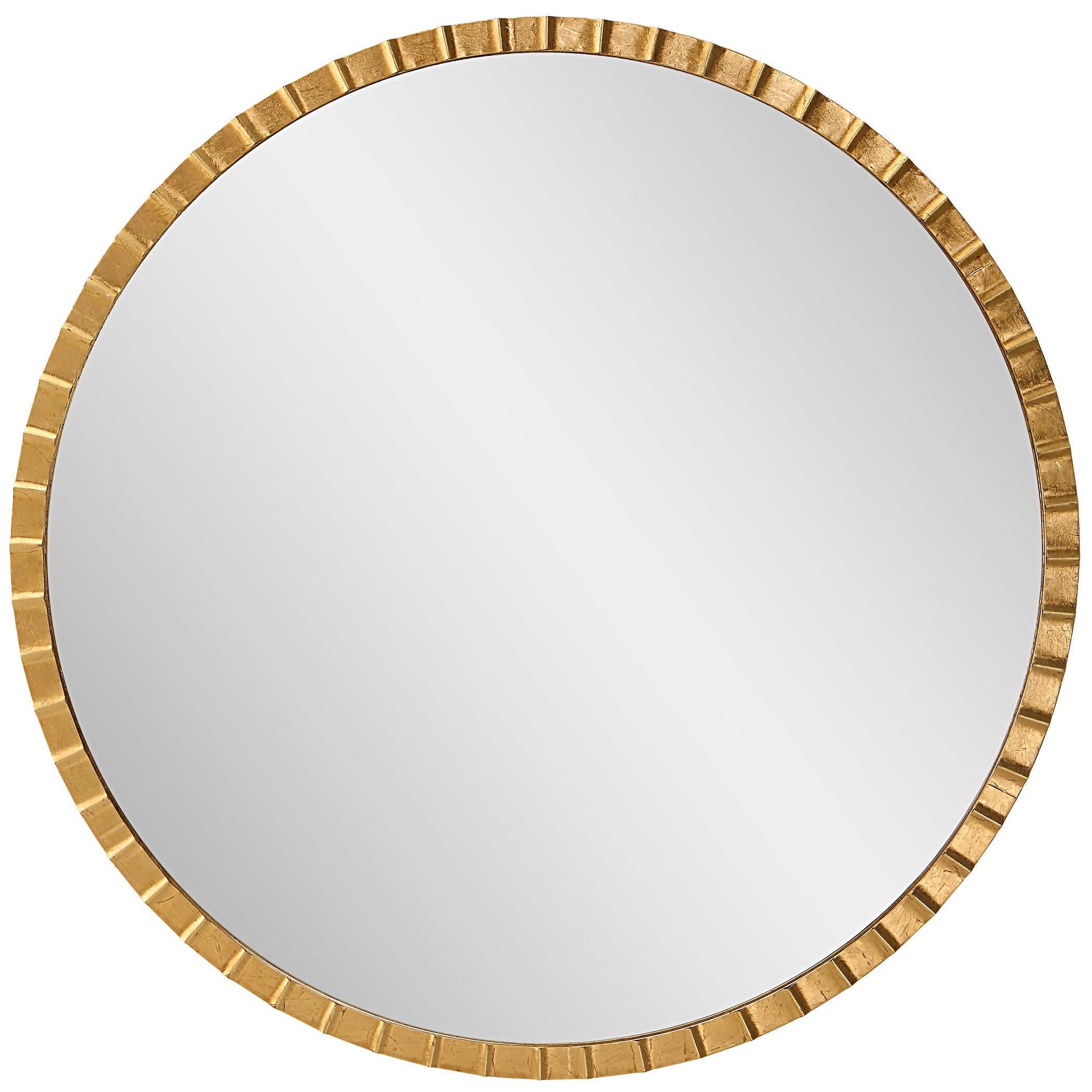 Dandridge Gold Round Mirror by Uttermost