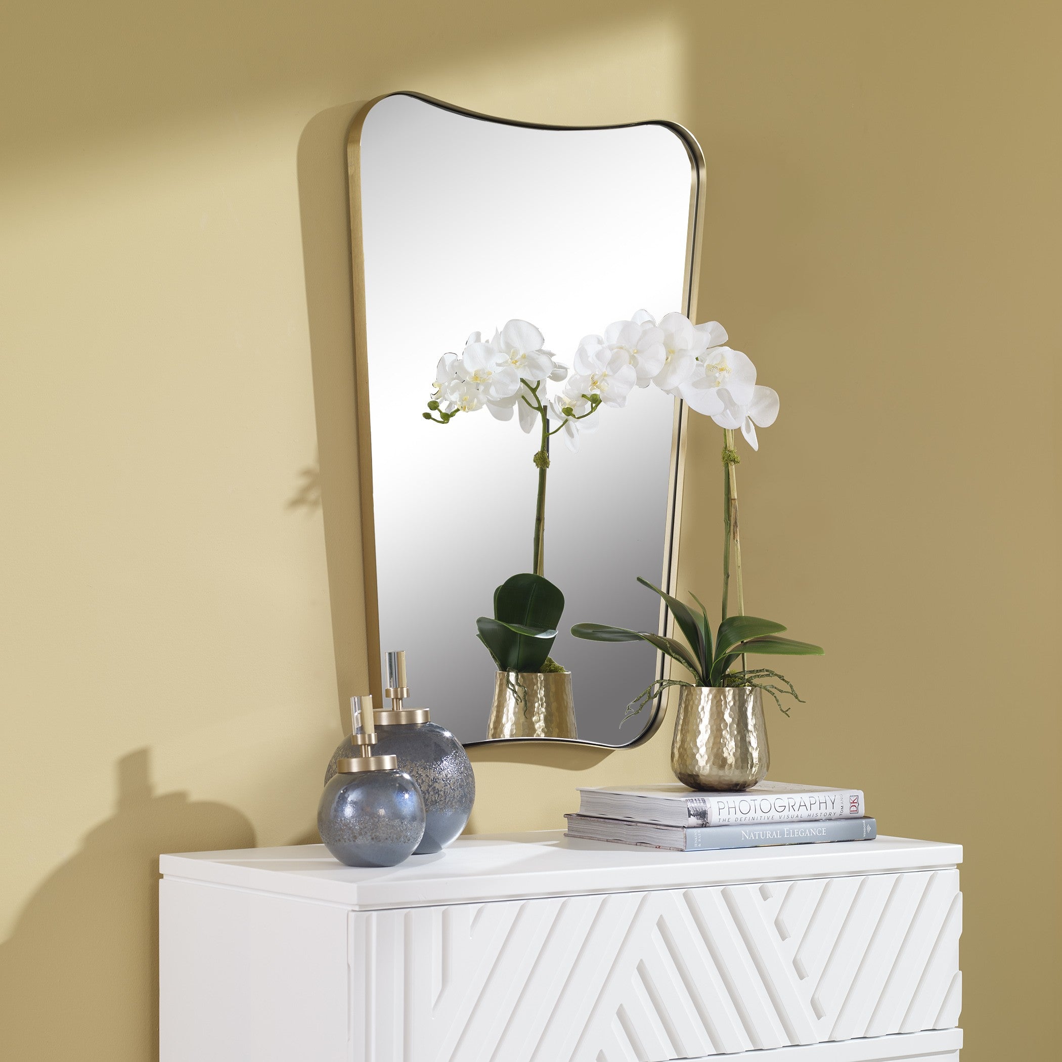 Belvoir Brass Mirror by Uttermost