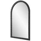 Dandridge Arched Mirror in Black by Uttermost