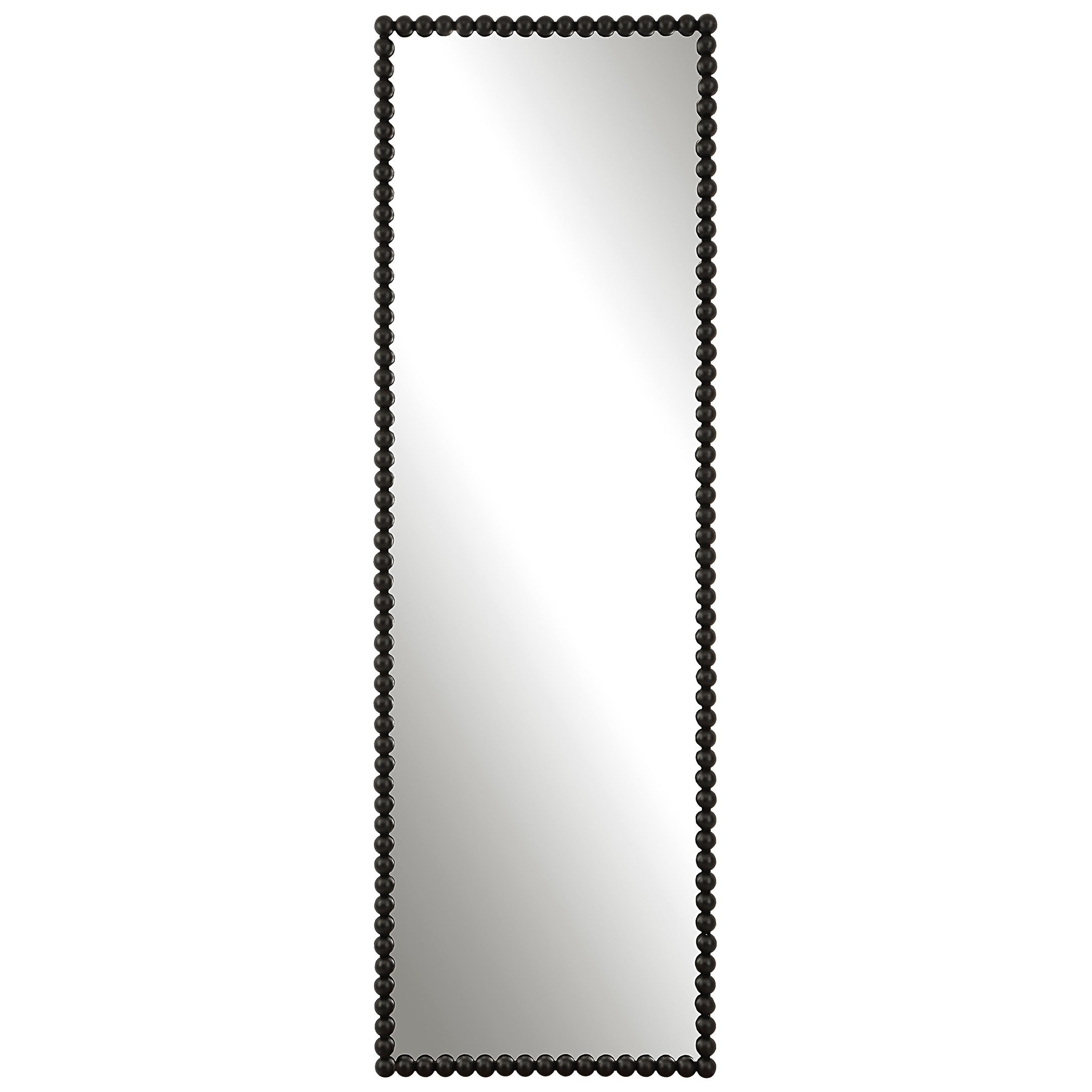 Serna Black Tall Mirror by Uttermost