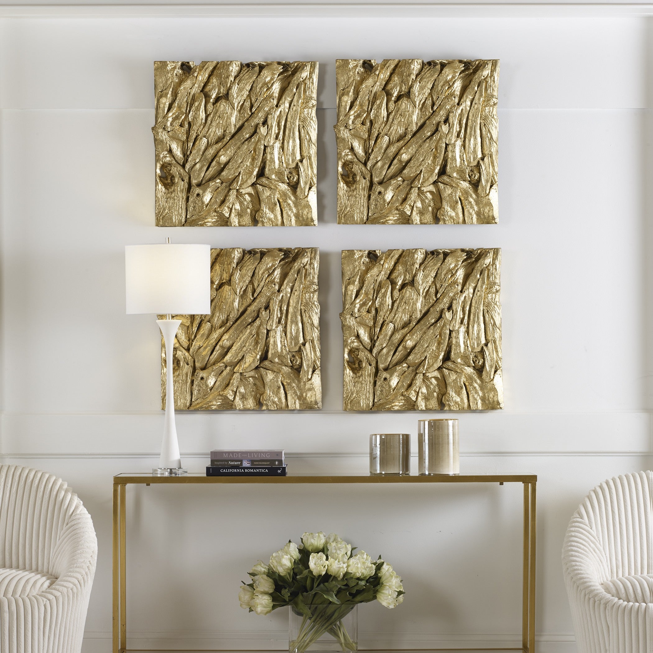 Rio Gold Wood Wall Décor by Uttermost