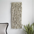 Gathered Teak Bleached Wood Wall Decor by Uttermost