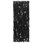 Gathered Teak Black Wood Wall Decor by Uttermost