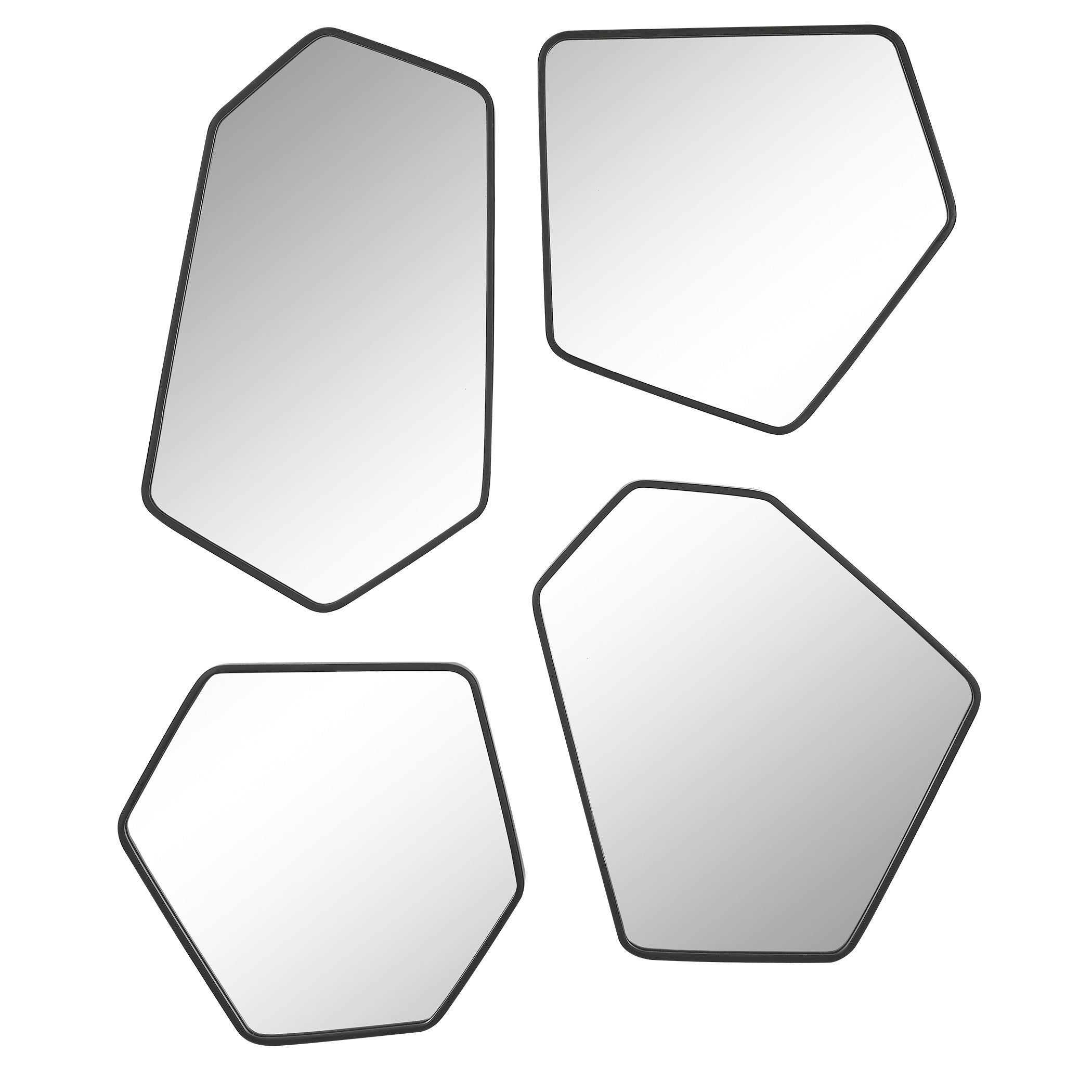 Linneah Black Mirrors, Set/4 by Uttermost
