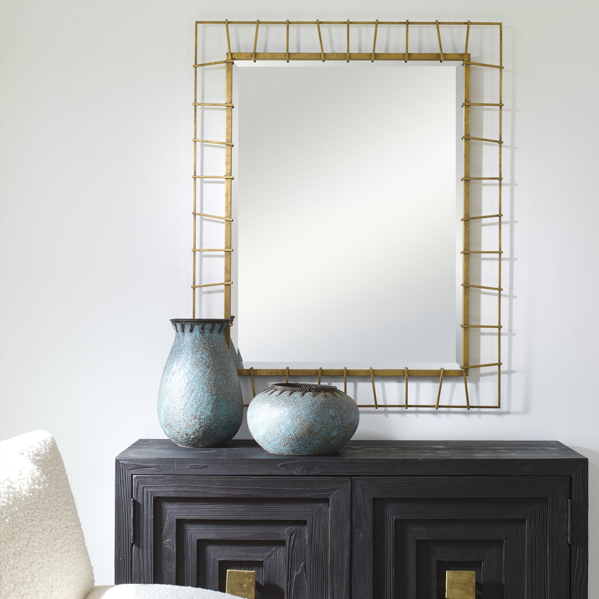 Townsend Antiqued Gold Mirror by Uttermost