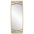 Gentry Oversized Gold Mirror by Uttermost