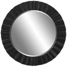 Caribou Dark Espresso Round Mirror by Uttermost