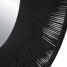Sailor's Knot Black Round Mirror by Uttermost