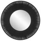 Sailor's Knot Black Round Mirror by Uttermost
